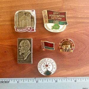 Funky pins from Belarus